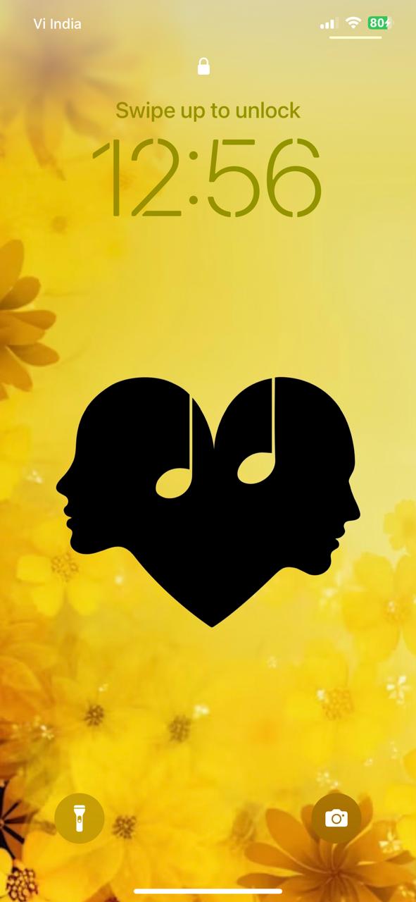 The Sound Of Reflection Symbol Phone Wallpaper 1